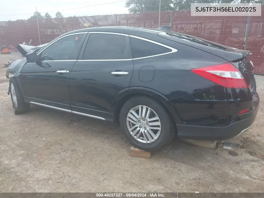 2014 Honda Crosstour Exl VIN: 5J6TF3H56EL002025 Lot: 40257327