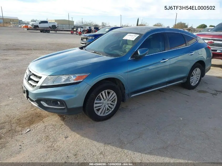 5J6TF3H54EL000502 2014 Honda Crosstour Ex-L