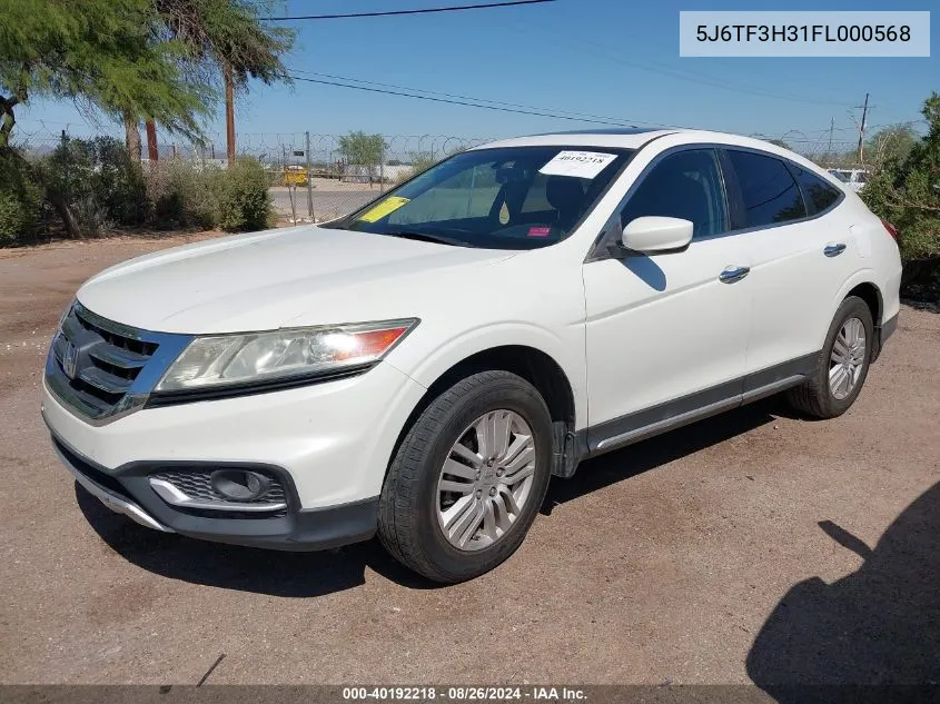 2015 Honda Crosstour Ex VIN: 5J6TF3H31FL000568 Lot: 40192218