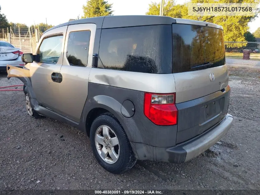 5J6YH18573L017568 2003 Honda Element Ex