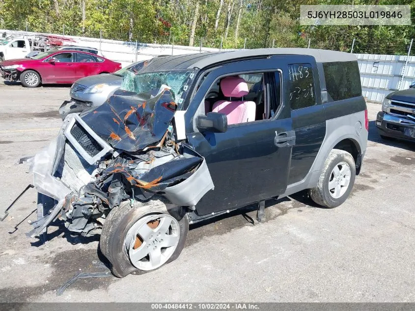 5J6YH28503L019846 2003 Honda Element Ex