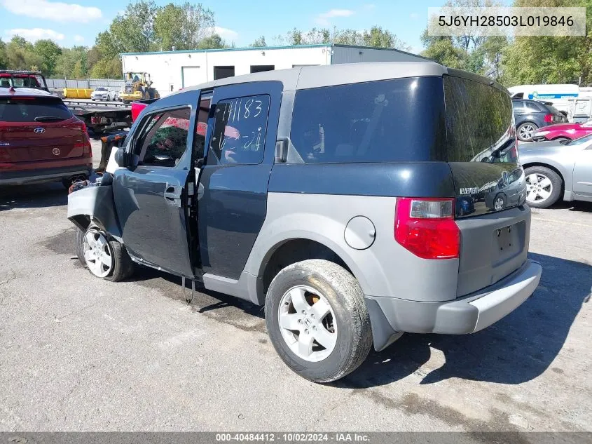 5J6YH28503L019846 2003 Honda Element Ex