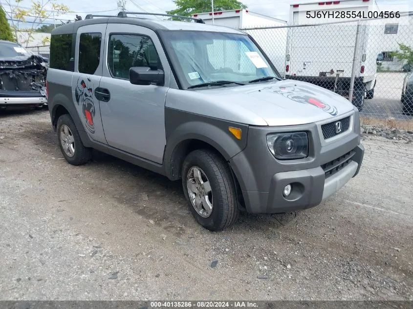 5J6YH28554L004566 2004 Honda Element Ex