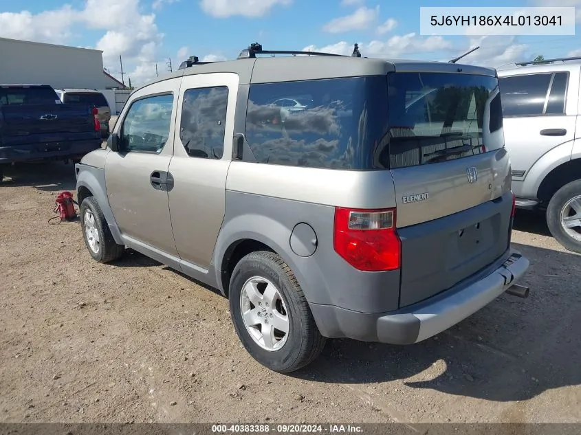 5J6YH186X4L013041 2004 Honda Element Ex