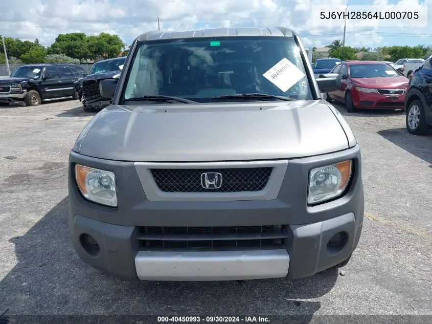 5J6YH28564L000705 2004 Honda Element Ex