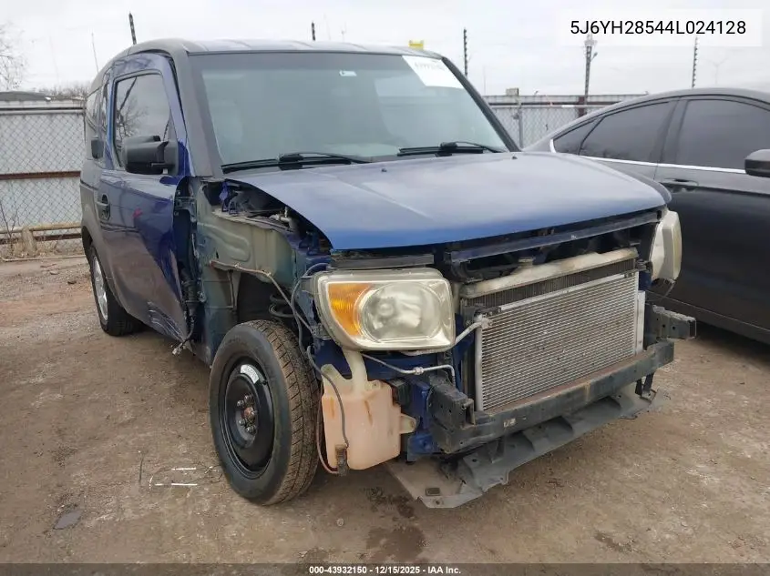5J6YH28544L024128 2004 Honda Element Ex