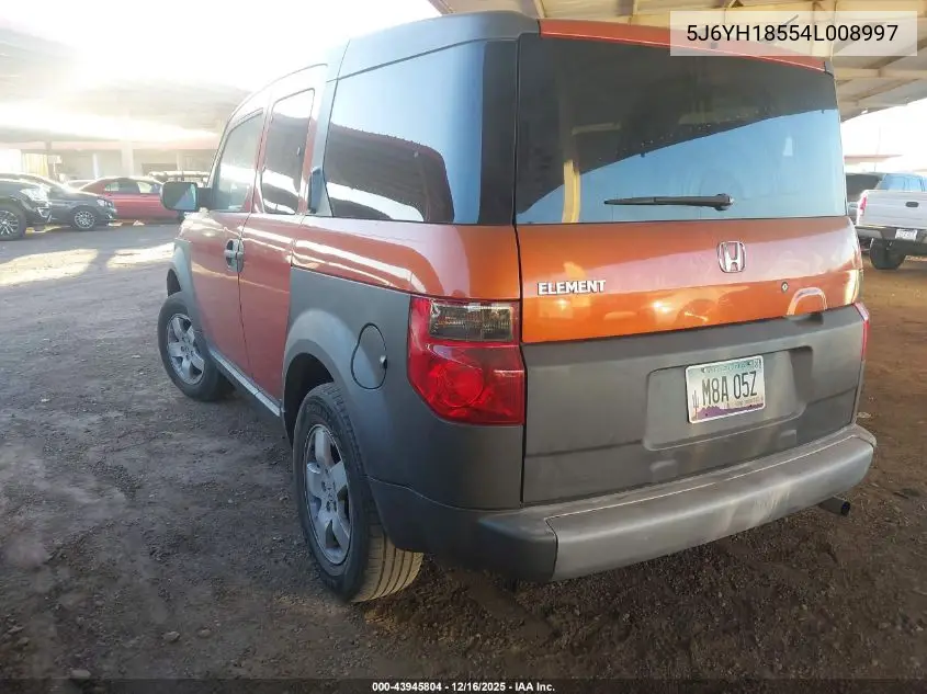 5J6YH18554L008997 2004 Honda Element Ex