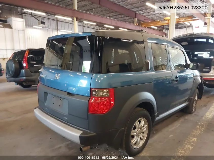 5J6YH28626L023300 2006 Honda Element Ex