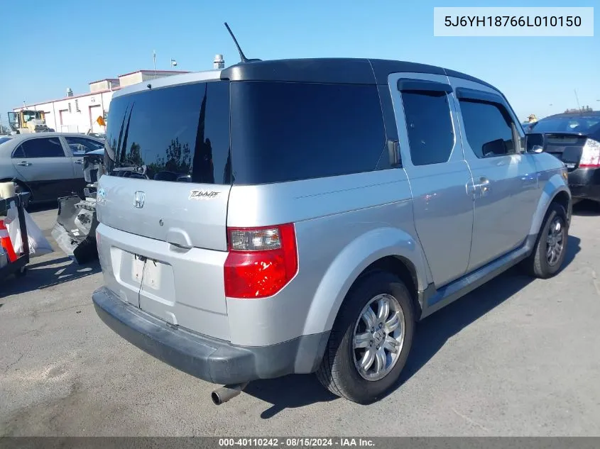 5J6YH18766L010150 2006 Honda Element Ex-P