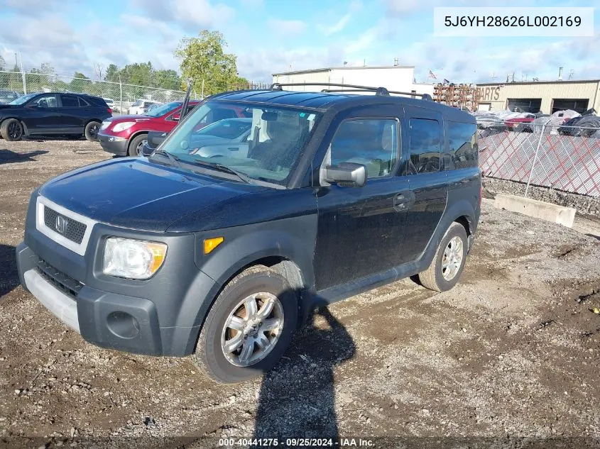 5J6YH28626L002169 2006 Honda Element Ex