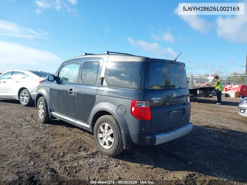 5J6YH28626L002169 2006 Honda Element Ex