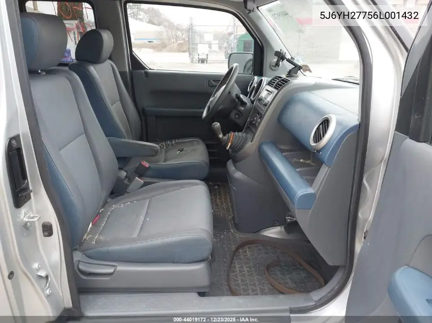 5J6YH27756L001432 2006 Honda Element Ex-P