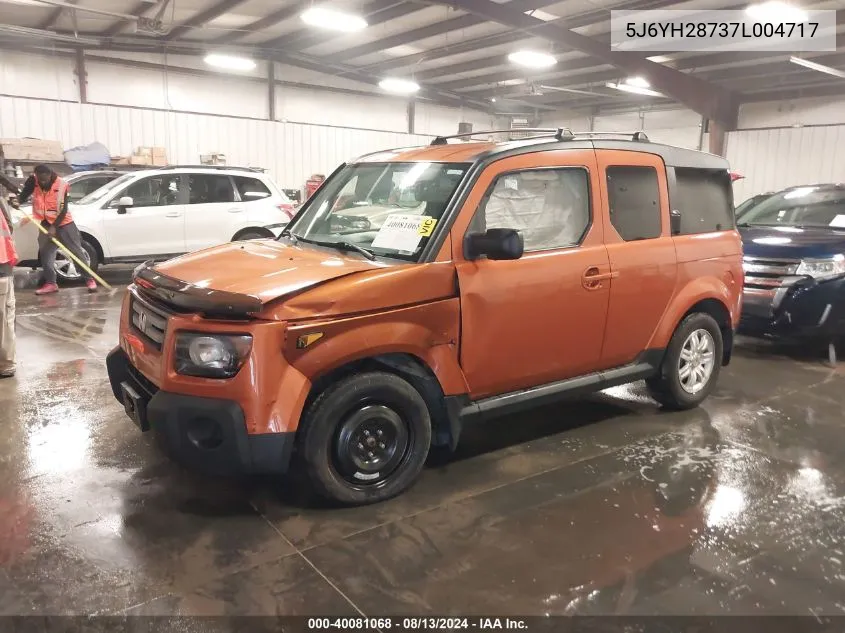 5J6YH28737L004717 2007 Honda Element Ex