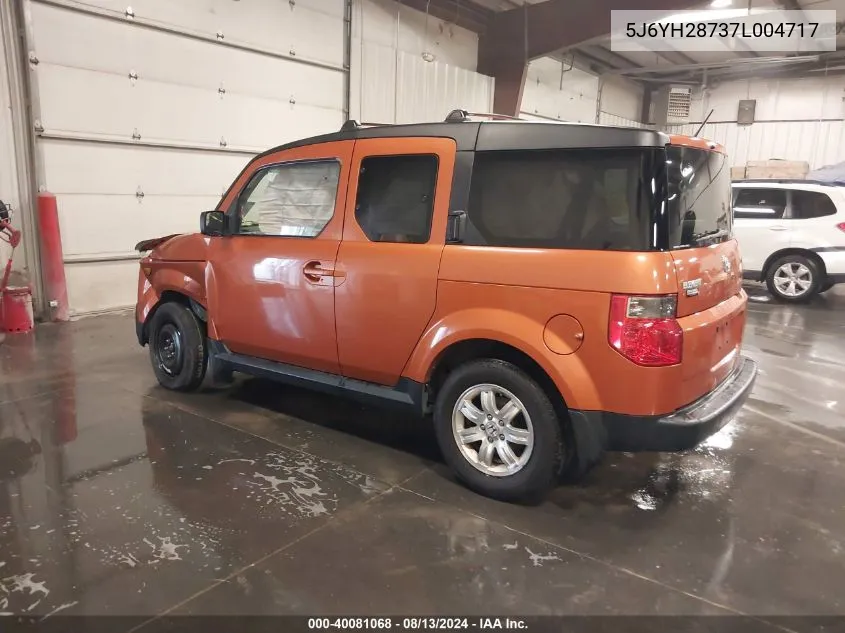 5J6YH28737L004717 2007 Honda Element Ex