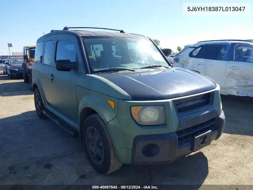 5J6YH18387L013047 2007 Honda Element Lx