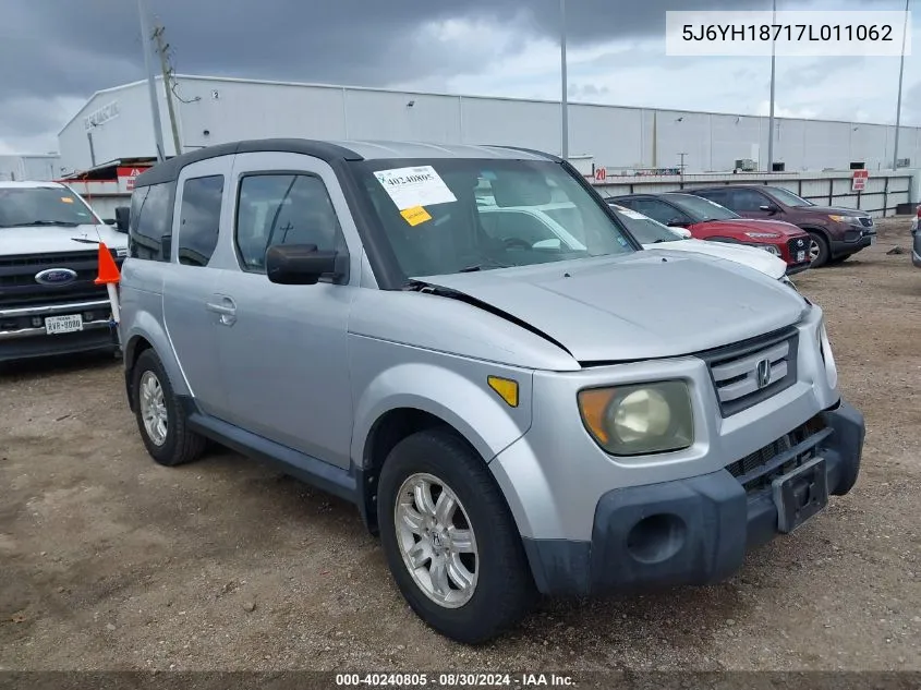 5J6YH18717L011062 2007 Honda Element Ex