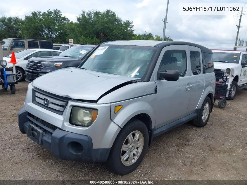 5J6YH18717L011062 2007 Honda Element Ex