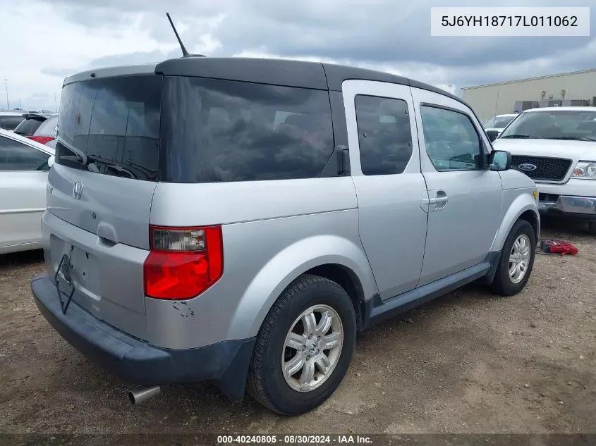 5J6YH18717L011062 2007 Honda Element Ex