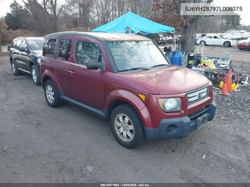 5J6YH28797L008075 2007 Honda Element Ex