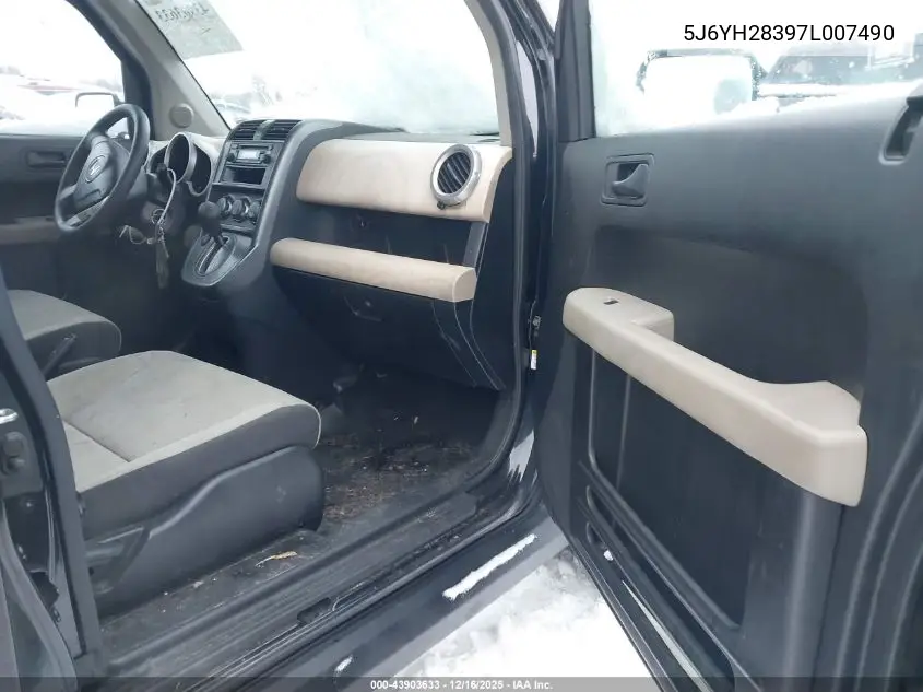 5J6YH28397L007490 2007 Honda Element Lx