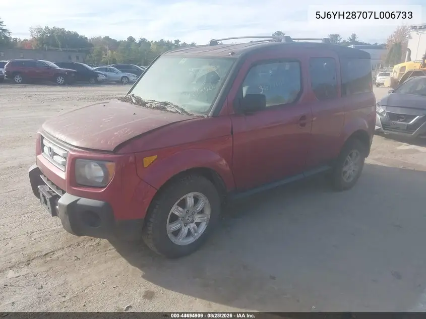 5J6YH28707L006733 2007 Honda Element Ex