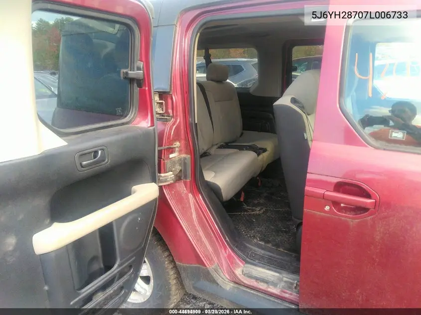 5J6YH28707L006733 2007 Honda Element Ex