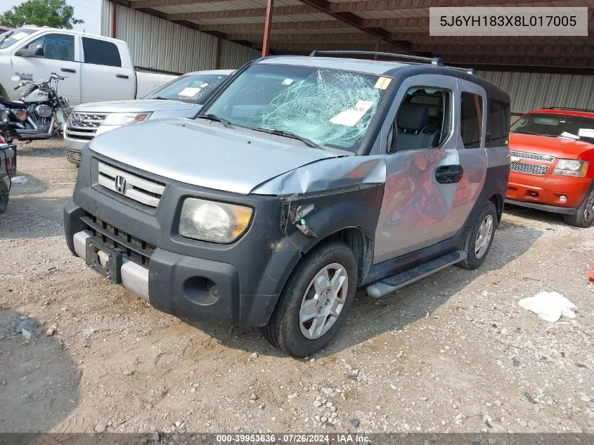 5J6YH183X8L017005 2008 Honda Element Lx