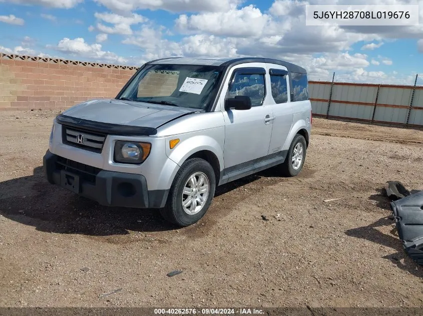 5J6YH28708L019676 2008 Honda Element Ex