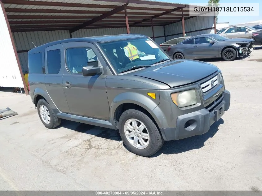 5J6YH18718L015534 2008 Honda Element Ex