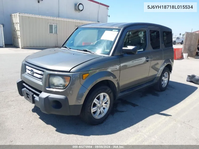 5J6YH18718L015534 2008 Honda Element Ex