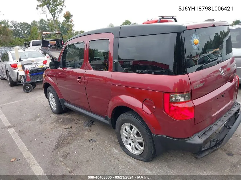 5J6YH18798L006421 2008 Honda Element Ex