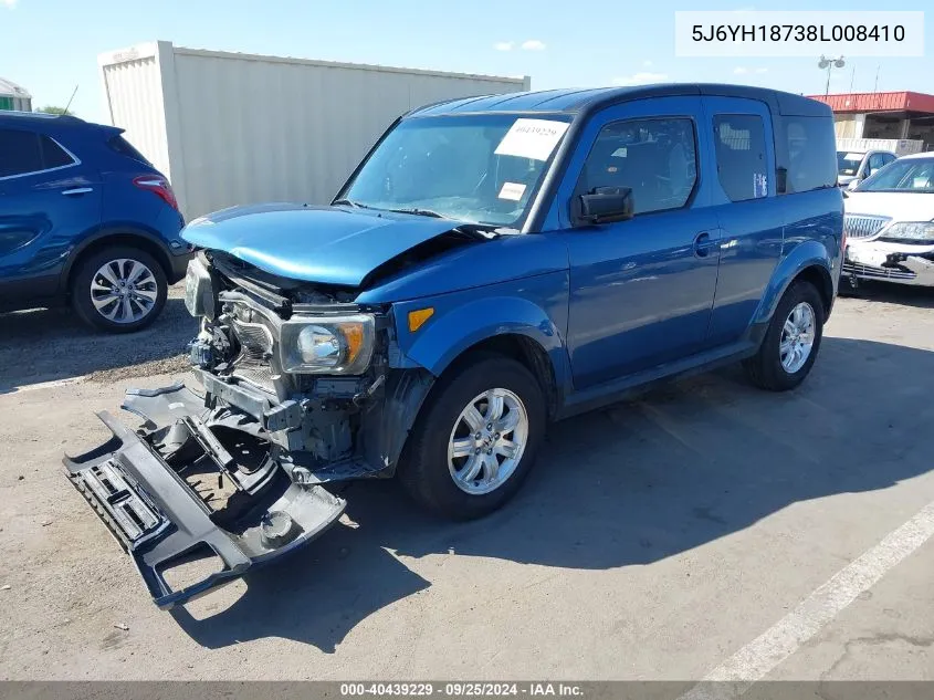 5J6YH18738L008410 2008 Honda Element Ex