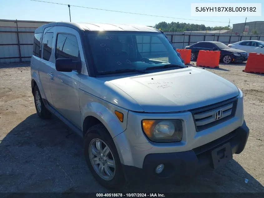 5J6YH187X8L009182 2008 Honda Element Ex