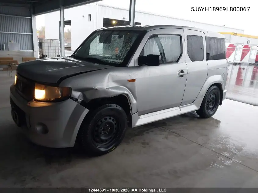 5J6YH18969L800067 2009 Honda Element Sc