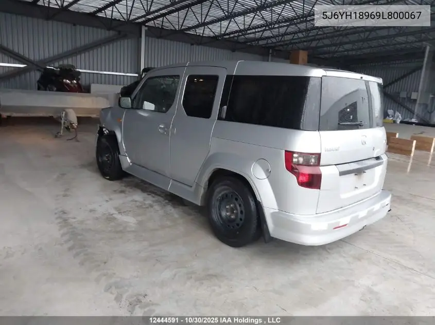5J6YH18969L800067 2009 Honda Element Sc