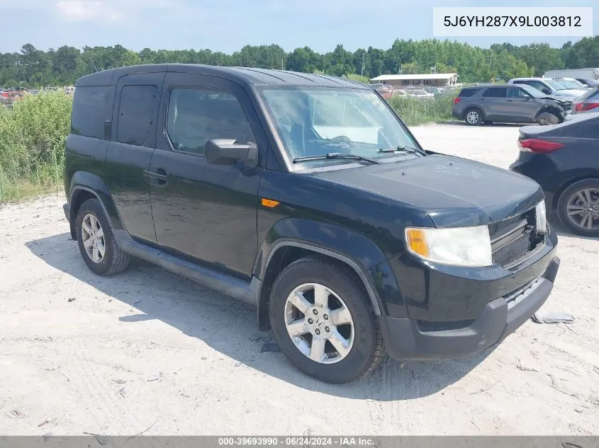 5J6YH287X9L003812 2009 Honda Element Ex