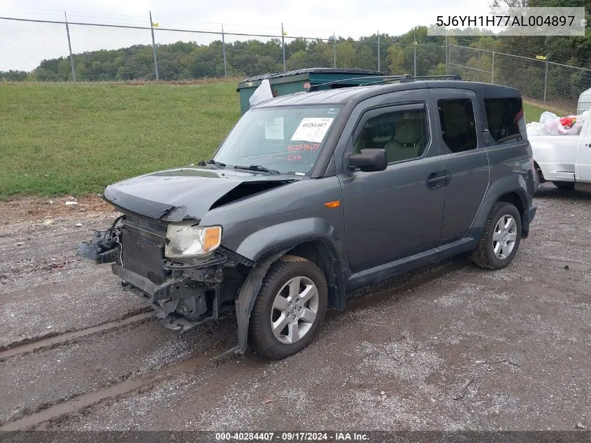 5J6YH1H77AL004897 2010 Honda Element Ex