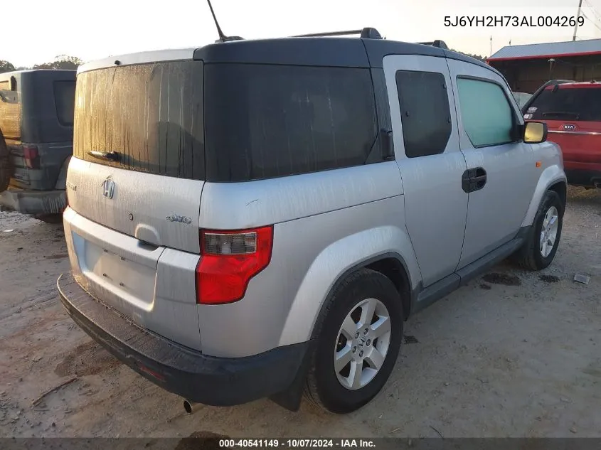 5J6YH2H73AL004269 2010 Honda Element Ex