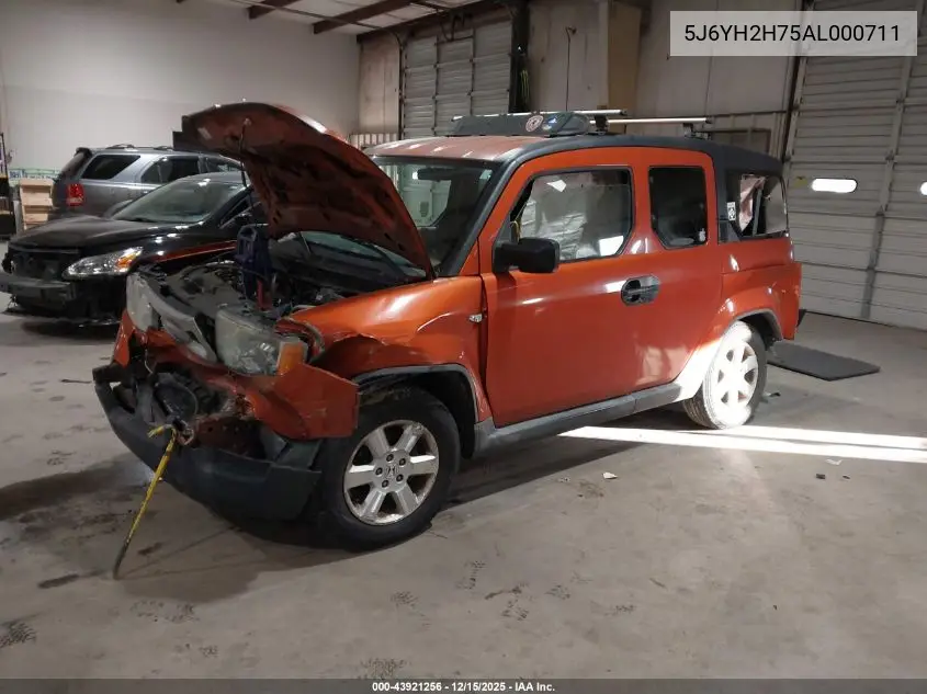 5J6YH2H75AL000711 2010 Honda Element Ex