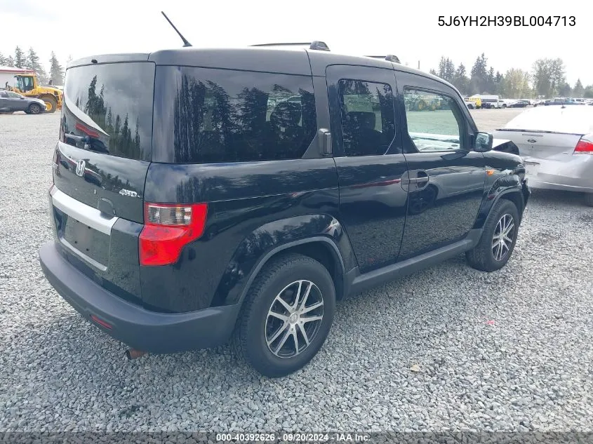 5J6YH2H39BL004713 2011 Honda Element Lx