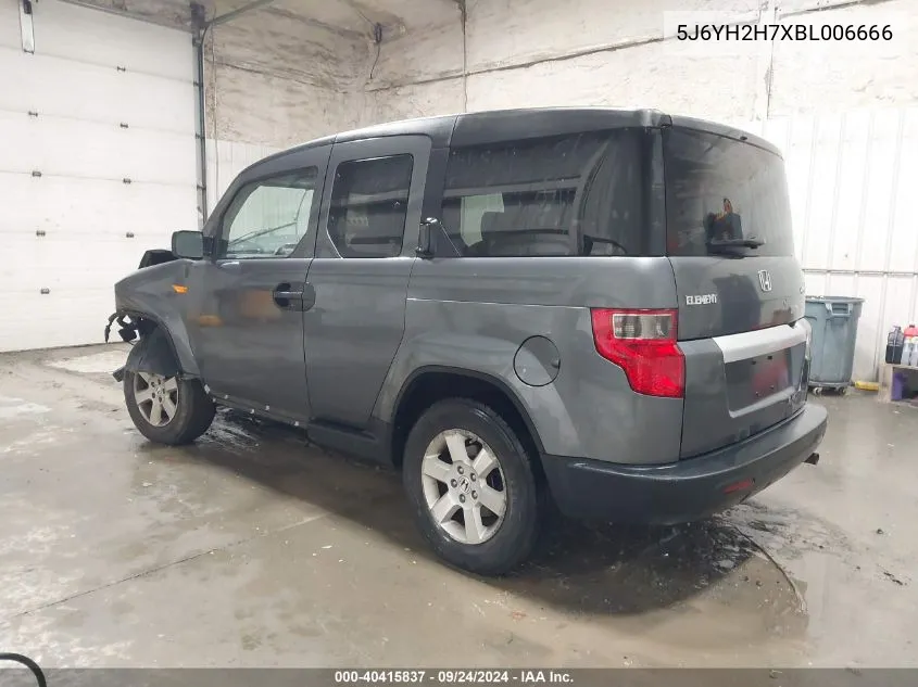 5J6YH2H7XBL006666 2011 Honda Element Ex