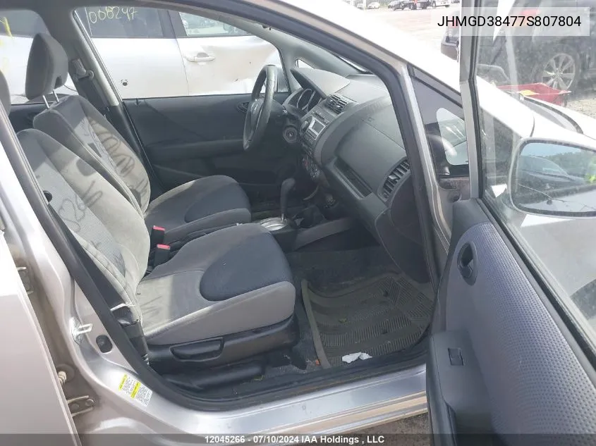 JHMGD38477S807804 2007 Honda Fit