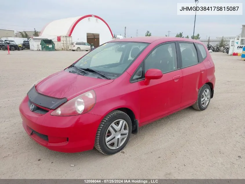 JHMGD38417S815087 2007 Honda Fit