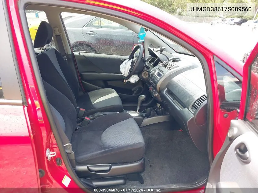 JHMGD38617S009560 2007 Honda Fit Sport