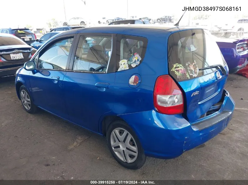 JHMGD38497S068161 2007 Honda Fit