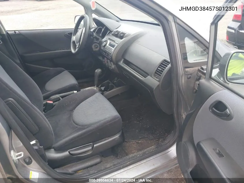 JHMGD38457S012301 2007 Honda Fit