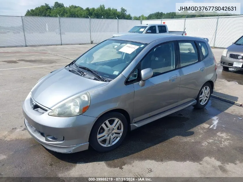 JHMGD37677S042631 2007 Honda Fit Sport