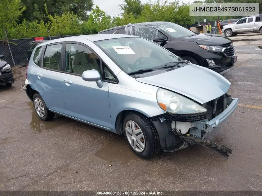 JHMGD38497S061923 2007 Honda Fit