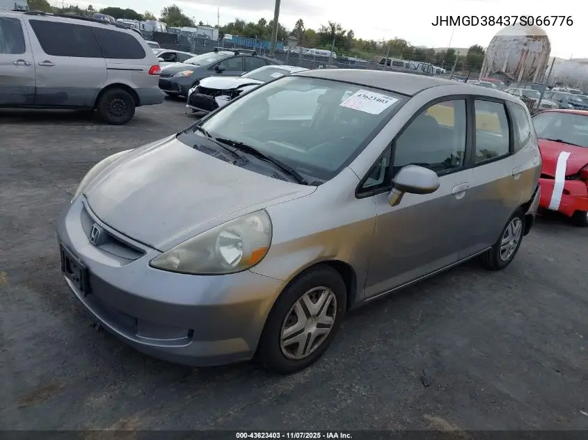 JHMGD38437S066776 2007 Honda Fit