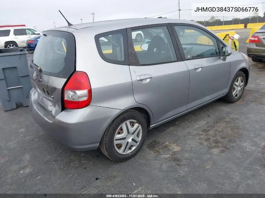 JHMGD38437S066776 2007 Honda Fit